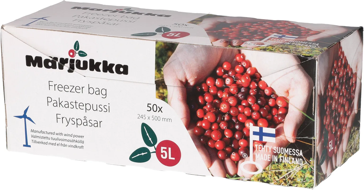 SÄILITUSKOTT MARJUKKA 5L 50TK PAKIS