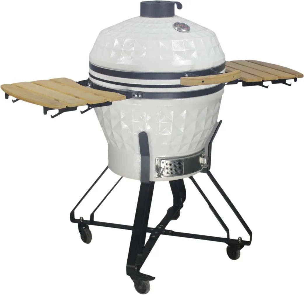 KERAAMILINE SÖEGRILL KAMADO 24'' VALGE