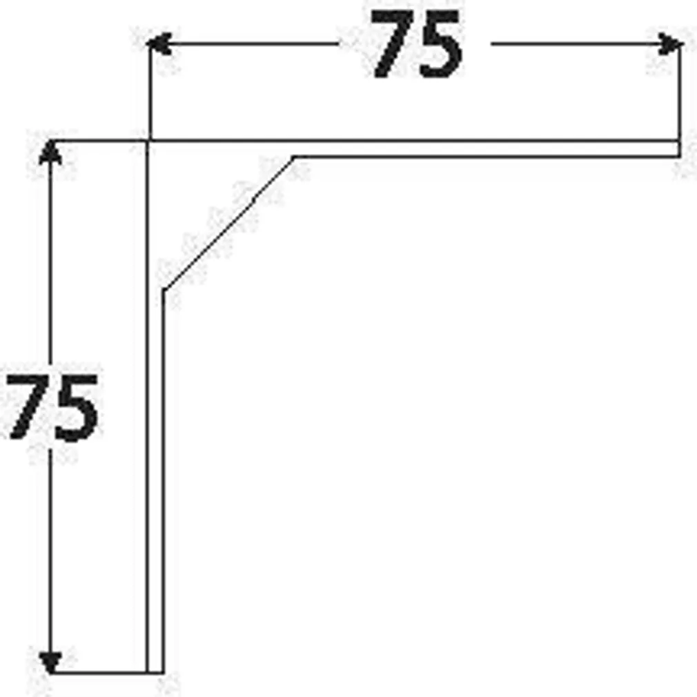 KRONSTEIN VELANO TERASEST VALGE 75X75MM