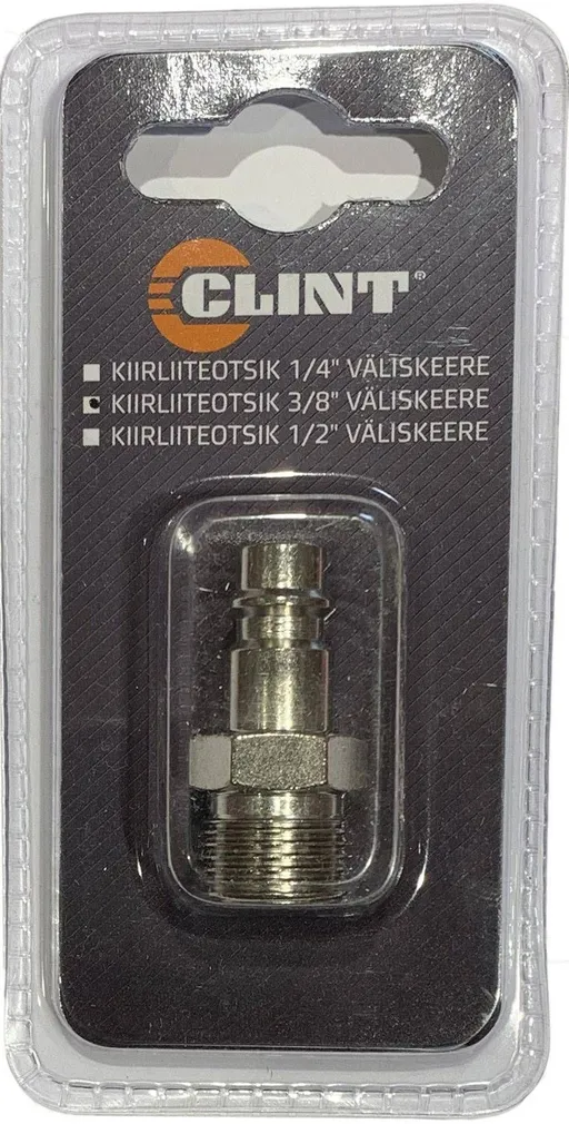 KIIRLIITEOTSIK CLINT 3/8" VÄLISKEERE