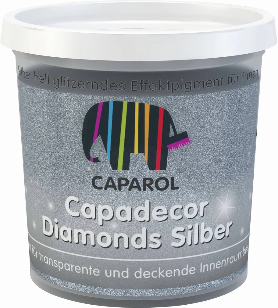 EFEKTPIGMENT CAPAROL DIAMONDS SILVER 75G HÕBEDANE SÄDELEV