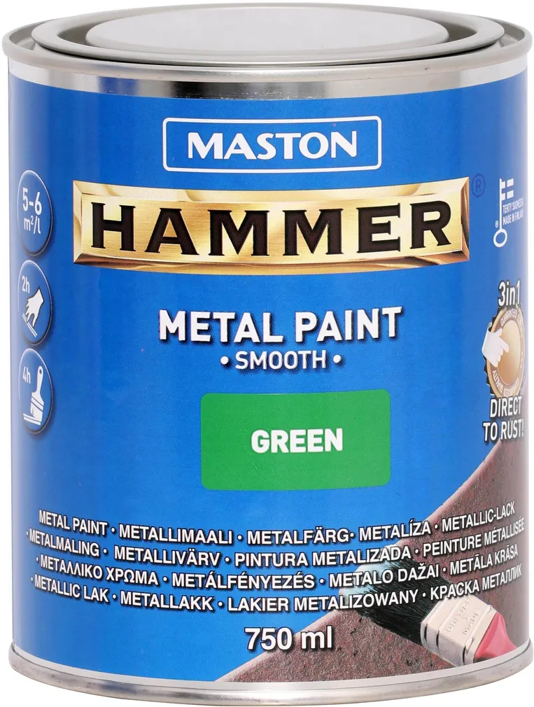 METALLIVÄRV MASTON HAMMER 750ML SILE ROHELINE