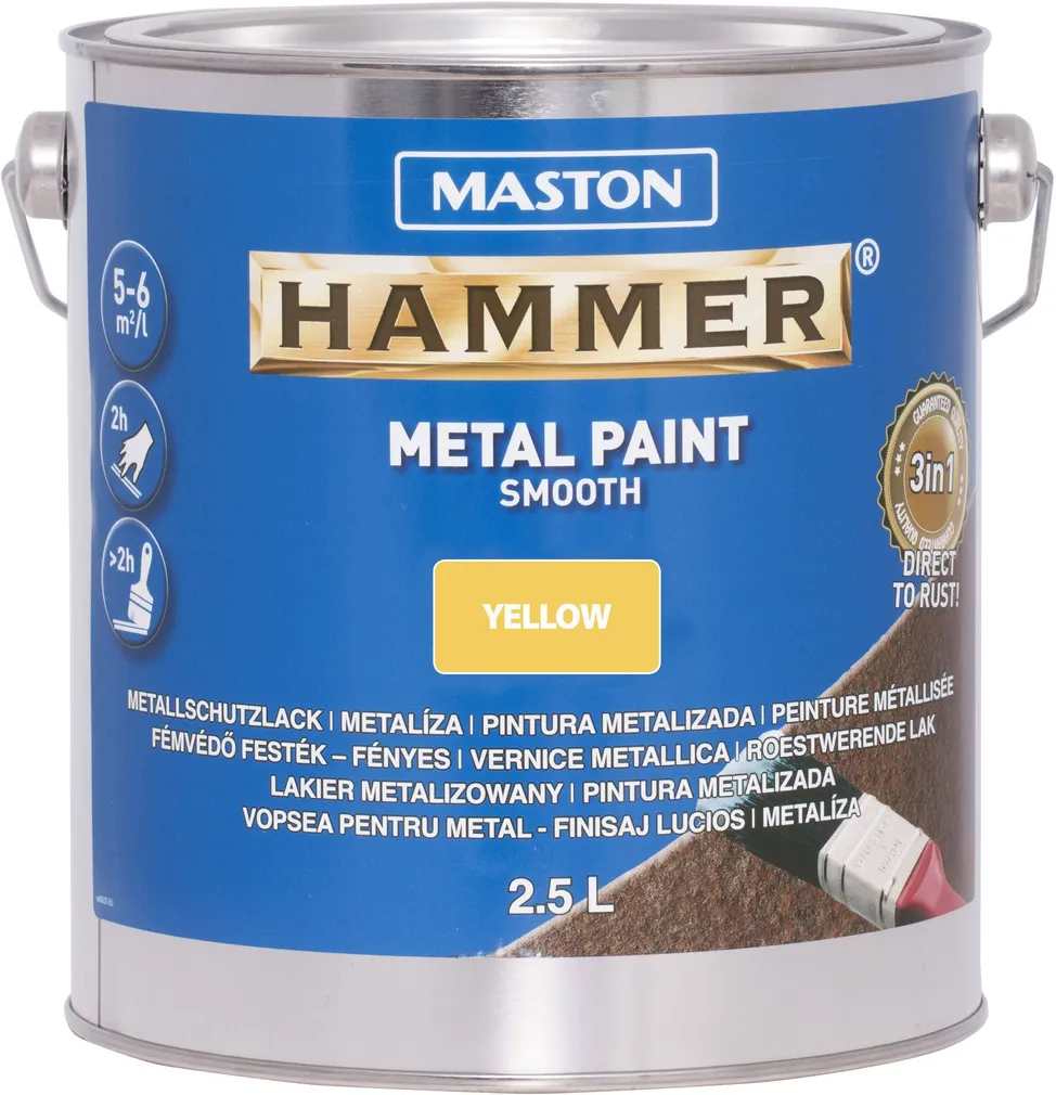 METALLIVÄRV MASTON HAMMER 2,5L SILE KOLLANE