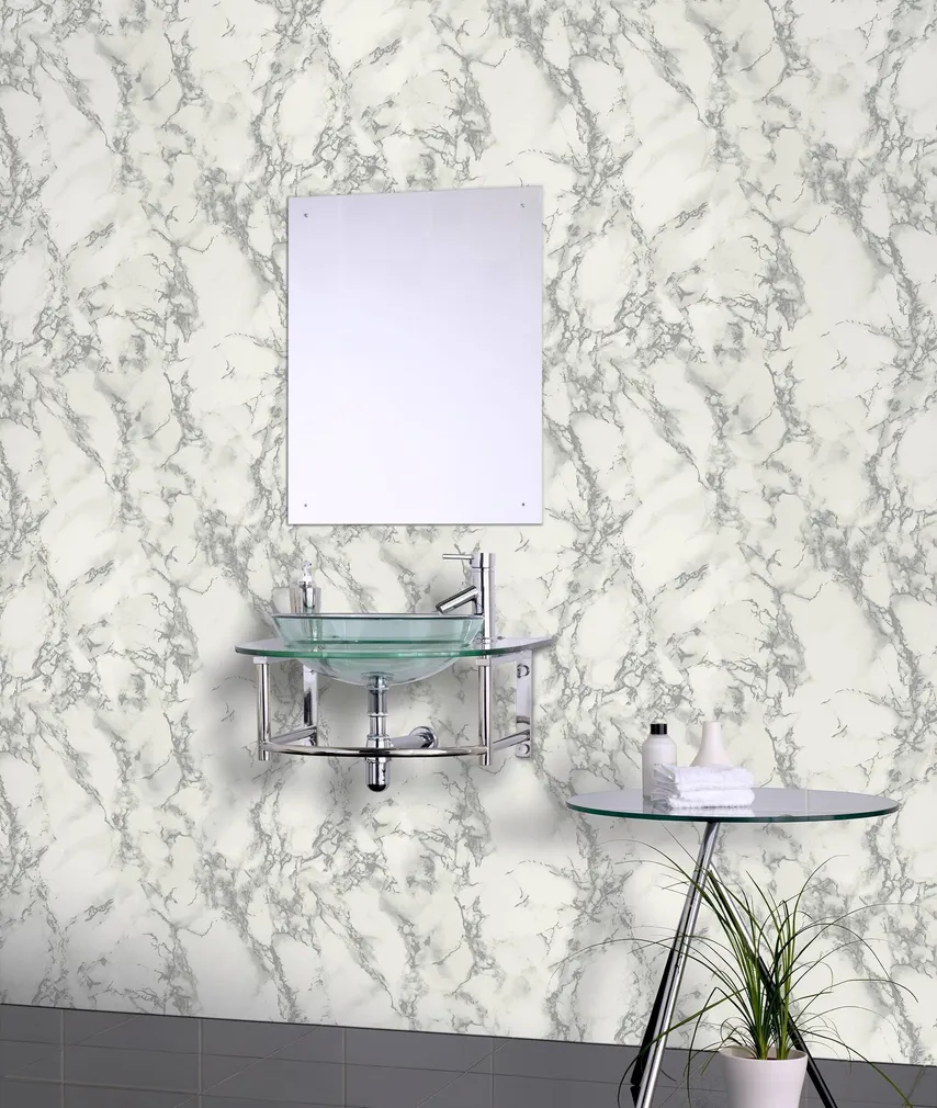 TAPEET ARTHOUSE CARRARA MARBLE SILVER