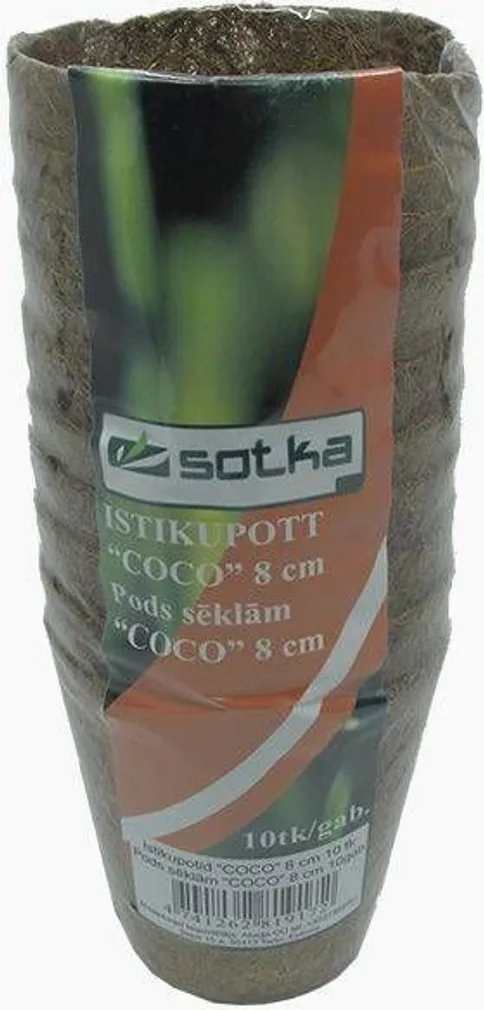 ISTUTUSPOTID SOTKA COCO 6CM 10TK PAKIS