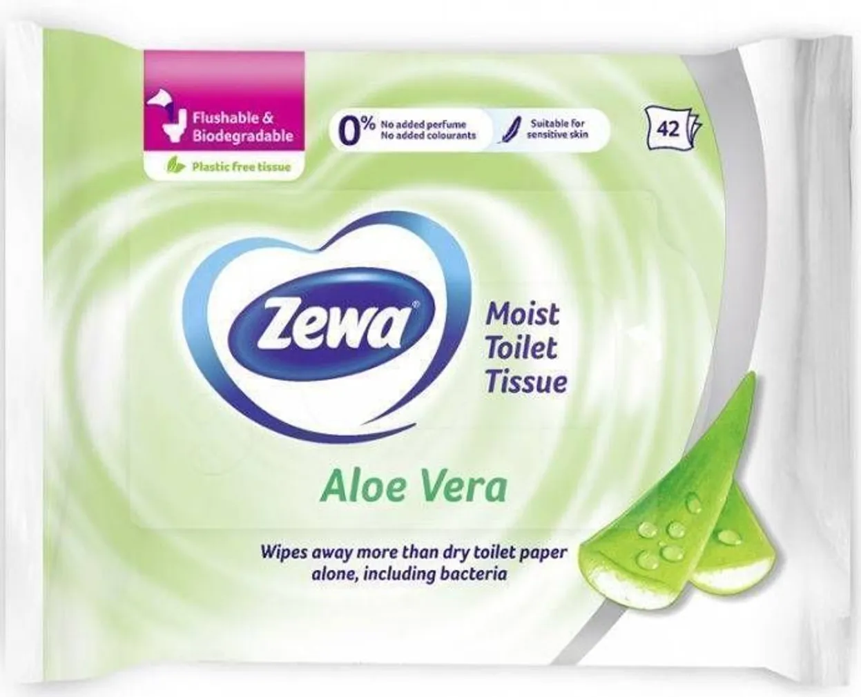 NIISKED TUALETTPABERID ZEWA ALOE VERA 42 TK PAKIS