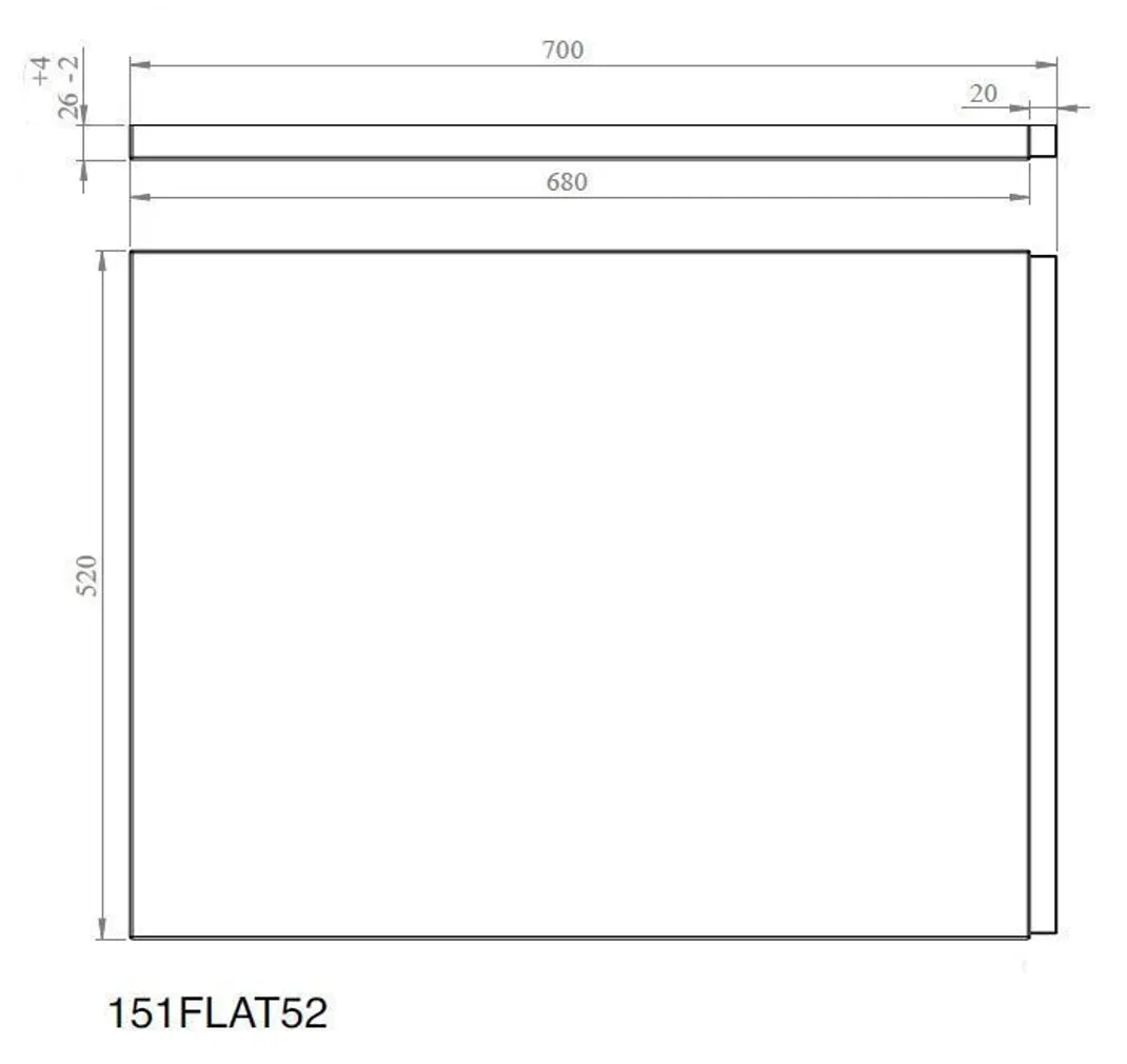 OTSAPANEEL CREYA 70X52CM VANNILE CHRISTINE 120/130CM