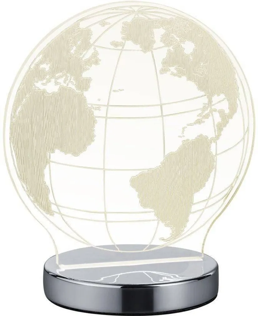 LAUALAMP TRIO GLOBE LED 7W 400LM KROOM