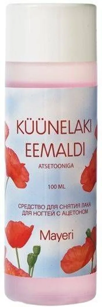 KÜÜNELAKIEEMALDI MAYERI ATSETOONIGA 100ML