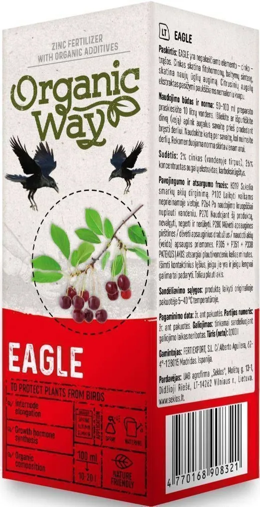 VÄETISELAHUS TSINGIGA ORGANIC WAY EAGLE KOOS CITRUSE EXTRAKTIGA 100ML