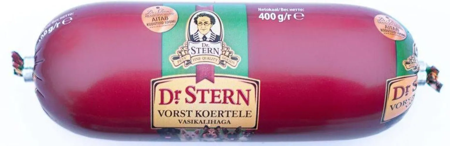 LEMMIKLOOMA DR.STERN KOERAVORST VASIKALIHAST 400G