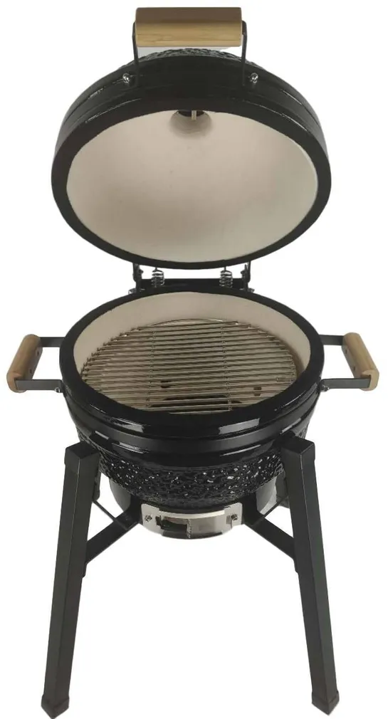 KERAAMILINE SÖEGRILL KAMADO 16'' MUST RAAMIL