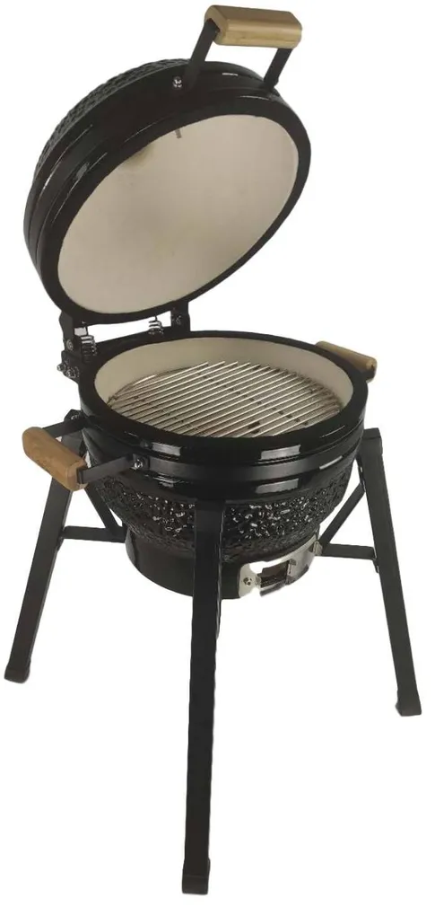 KERAAMILINE SÖEGRILL KAMADO 16'' MUST RAAMIL