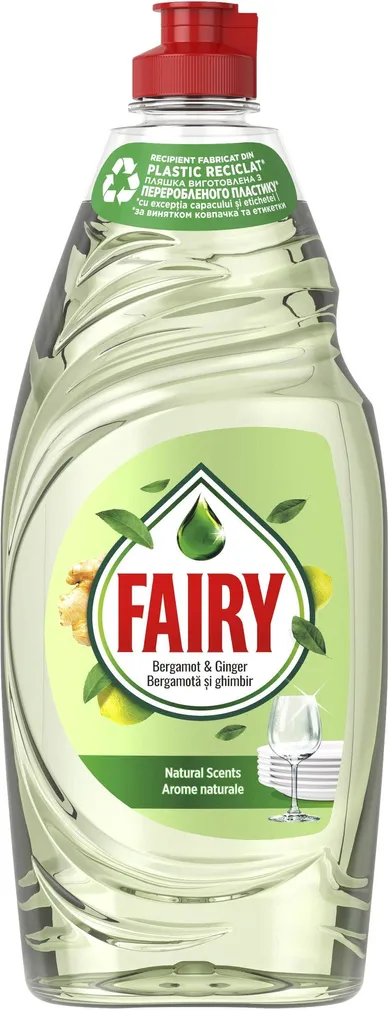 NÕUDEPESUVAHEND FAIRY NATURALS BERGAMOTH&GINGER 650ML