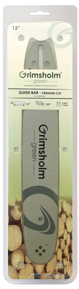 JUHTPLAAT GRIMSHOLM PREMIUM CUT 13" 0,325" 0,050" 1,3MM