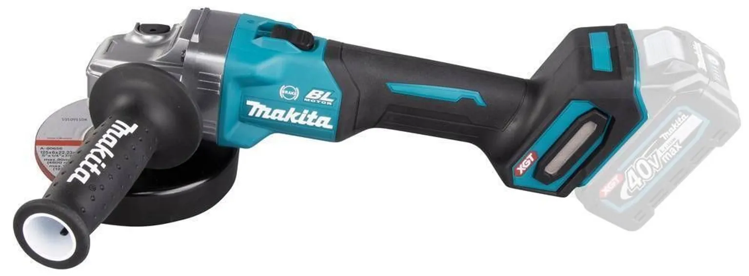 AKUNURKLIHVIJA MAKITA GA005GZ 40V MAX XGT 125MM AKU JA LAADIJATA