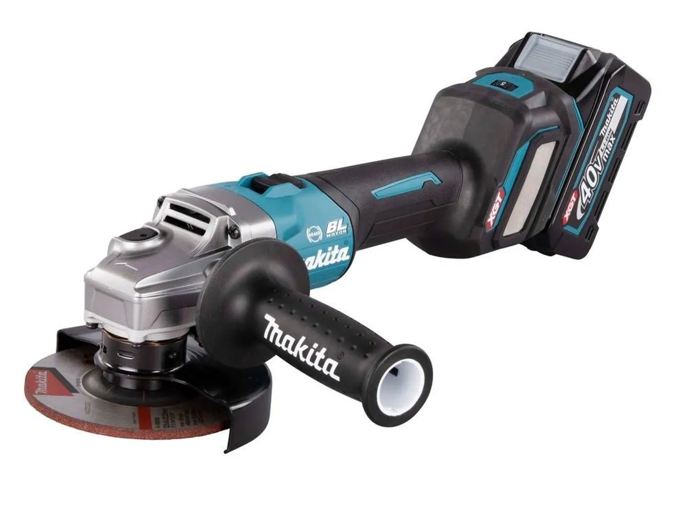 AKUNURKLIHVIJA MAKITA GA023GM201 40V MAX XGT 125MM 2X4,0AH