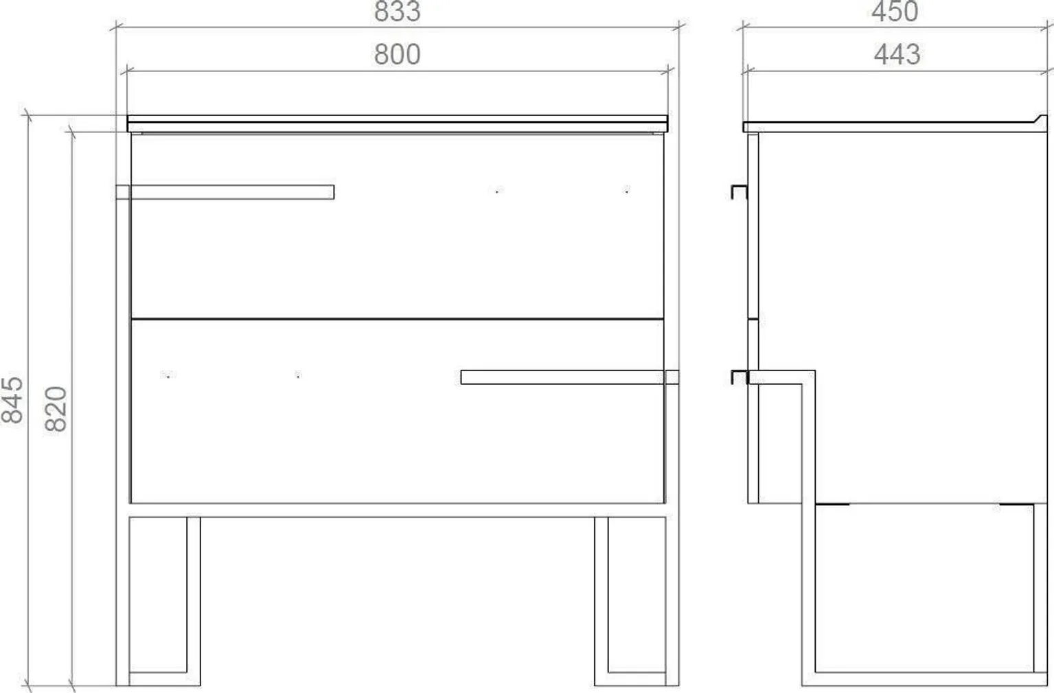 VALAMUKAPP MIRATER CHELSY 83X45X85CM VALAMUGA TAMM