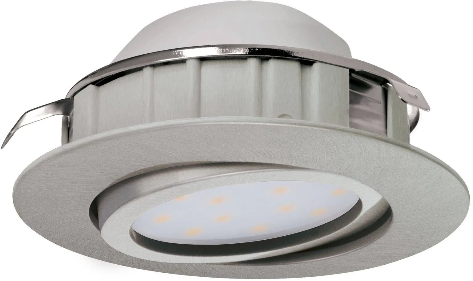 RIPPLAEVALGUSTI EGLO PINEDA 1X5,5W LED 500LM 3000K MATT NIKKEL