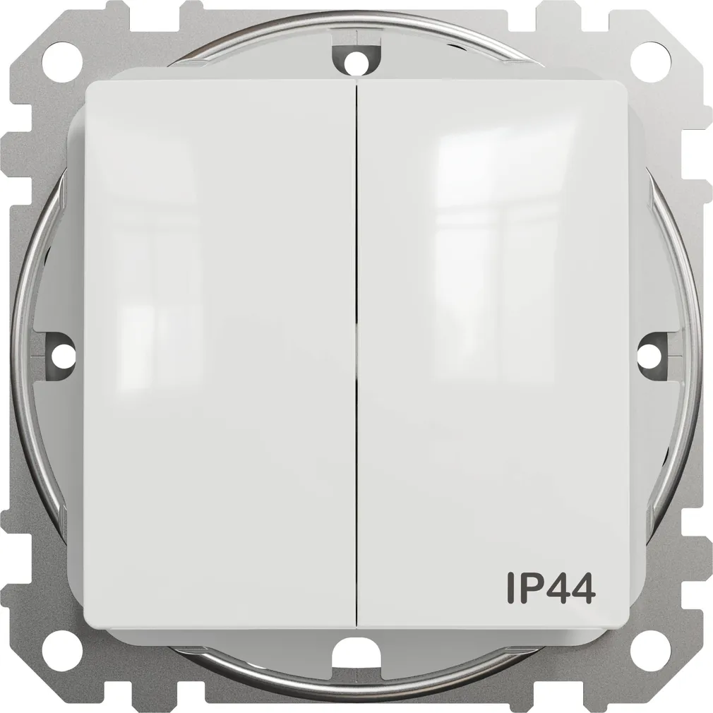 LÜLITI 2-NE IP44 SCHNEIDER-ELECTRIC SEDNA DESIGN VALGE