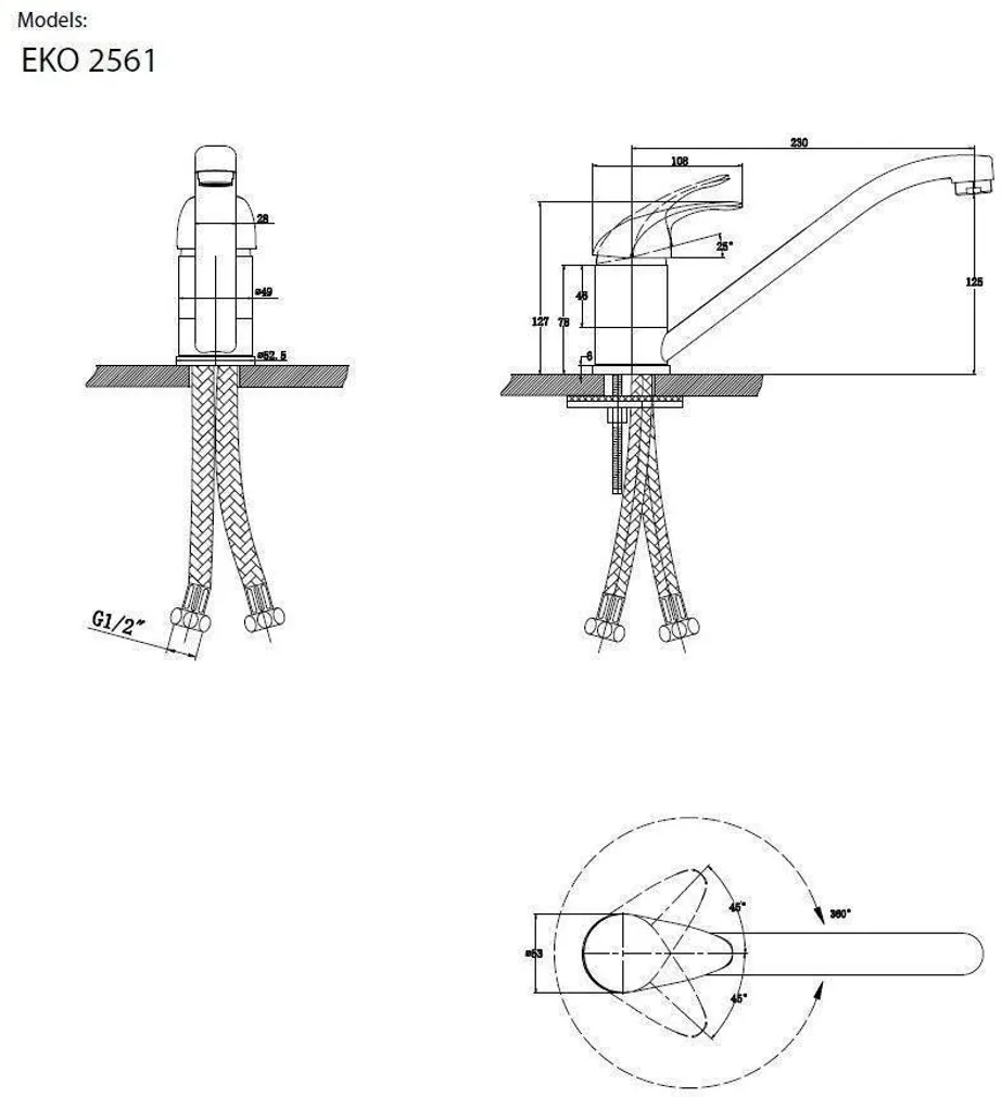 KÖÖGISEGISTI AQUASANITA EKO 2561-111 GRANIIT LIIV