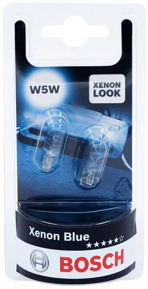 AUTOPIRN BOSCH W5W 5W 12V XENON BLUE 2TK PAKIS