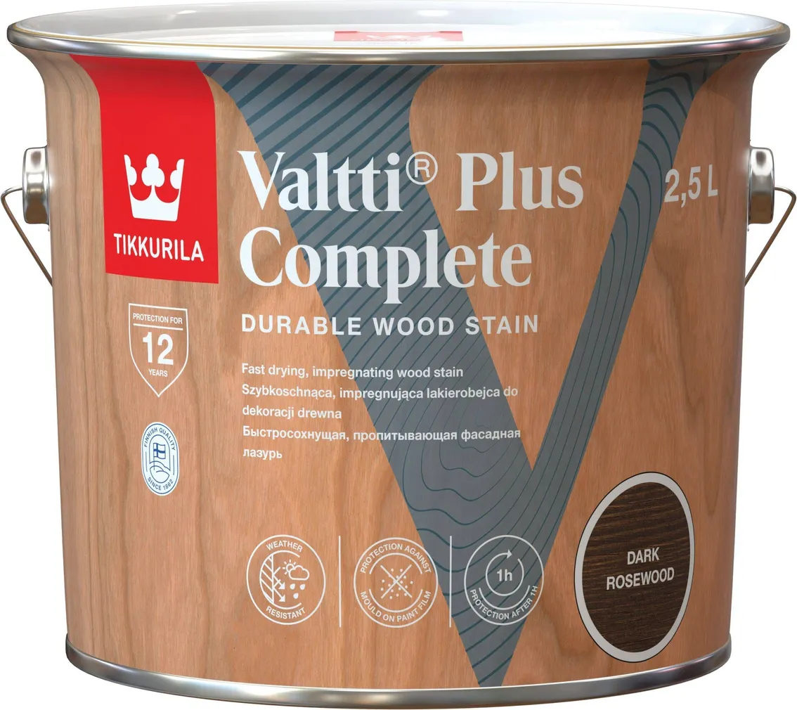 PUIDULASUUR TIKKURILA VALTTI PLUS COMPLETE ASH GREY 2,5L MATT