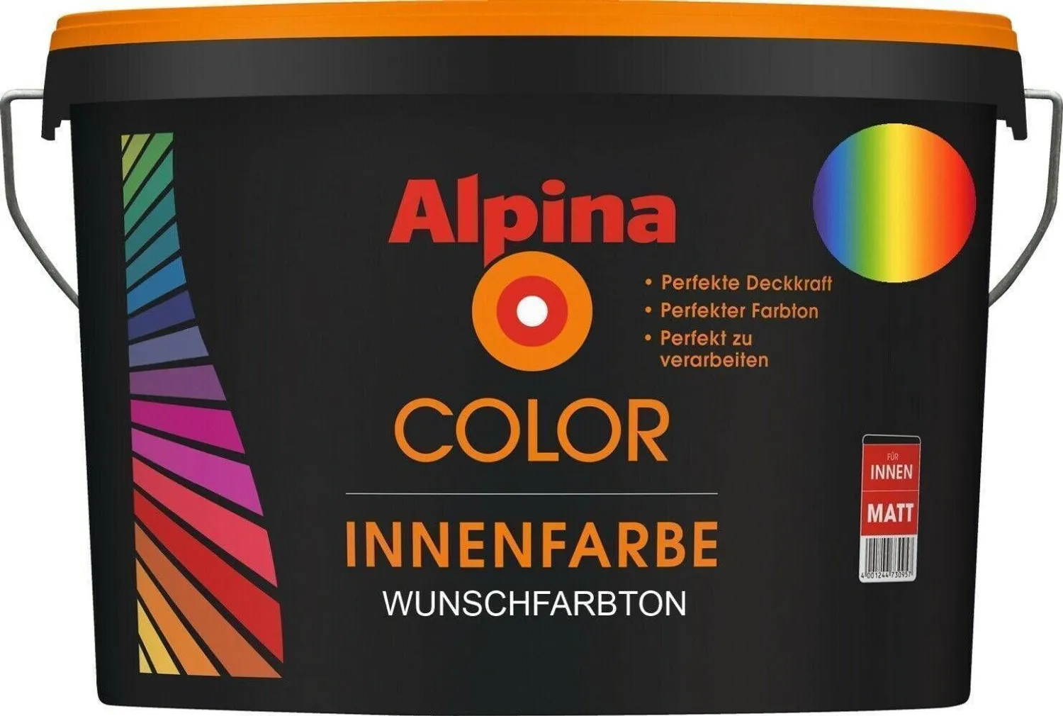 SISEVÄRV ALPINA COLOR B1 2,5L MATT VALGE