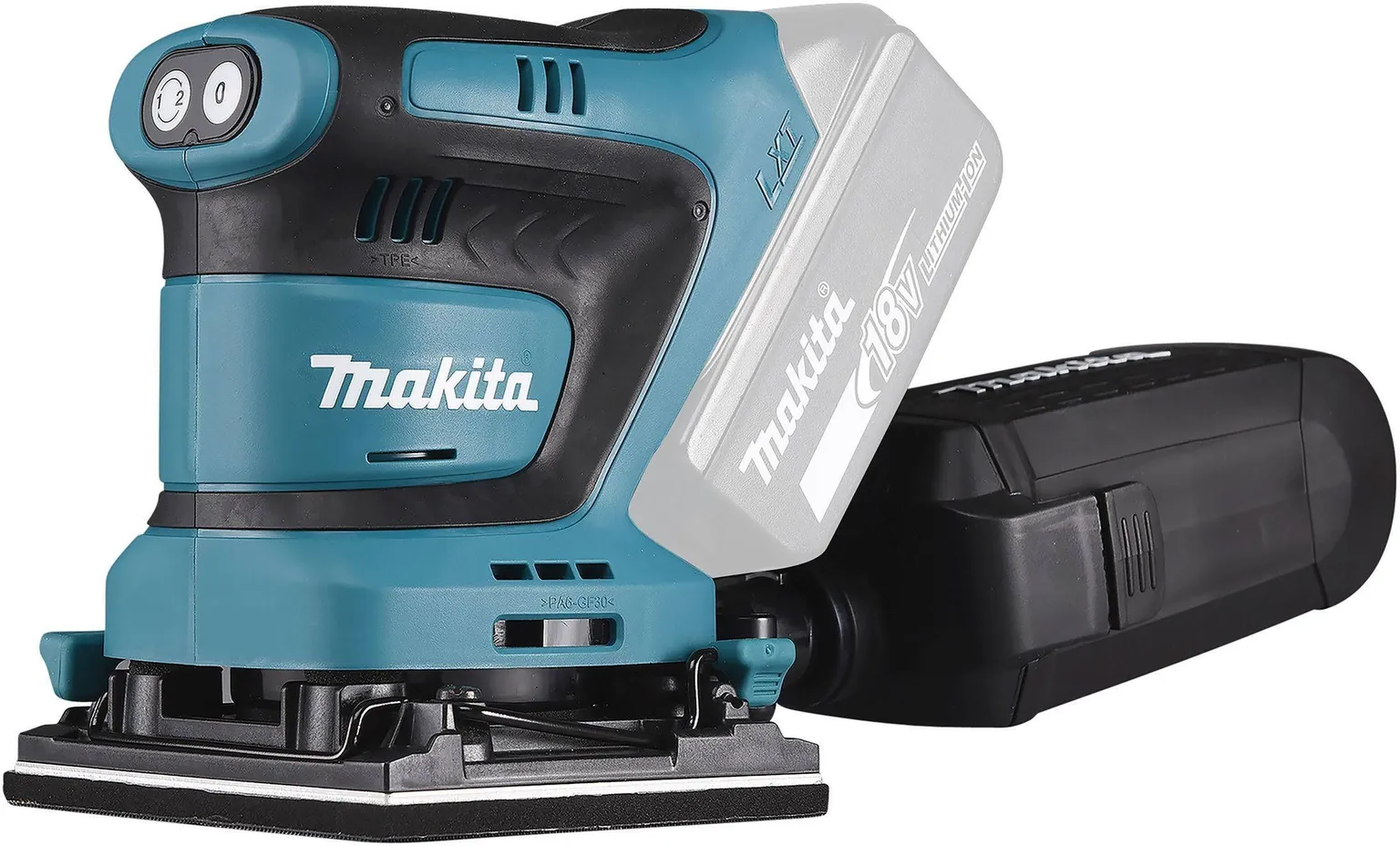 AKUTALDLIHVIJA MAKITA DBO480Z,18V,112X102MM,ILMA AKU JA LAADIJATA