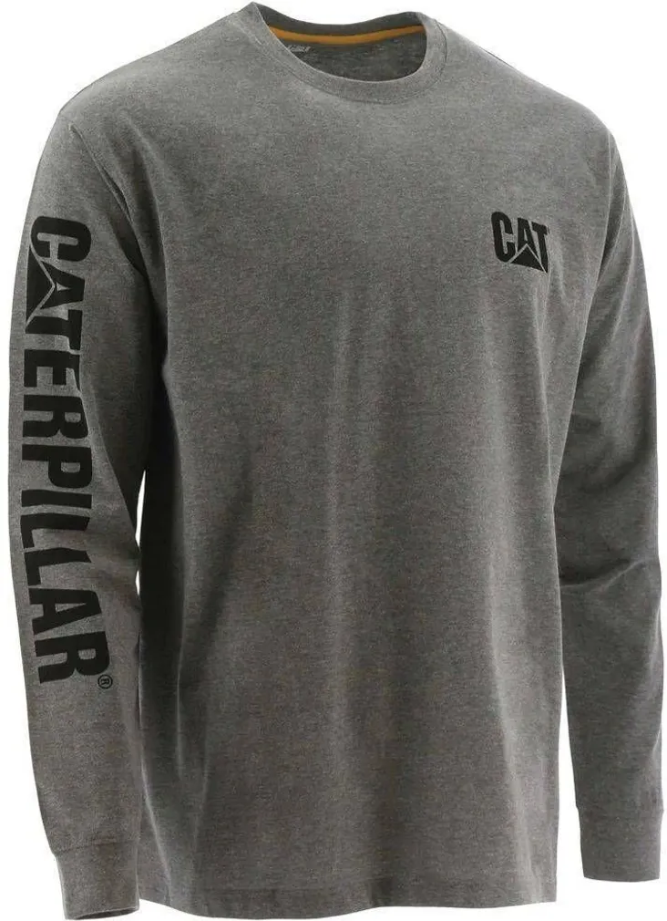 T-SÄRK PIKKADE VARRUKATEGA CAT MEESTE HEATHER GREY M