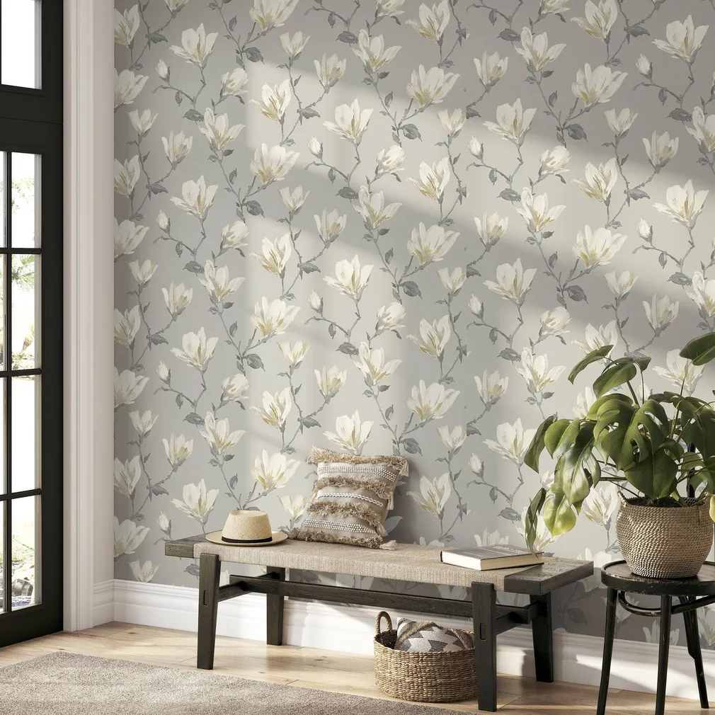 TAPEET ARTHOUSE LILY FLORAL NATURAL 0,53X10,05M