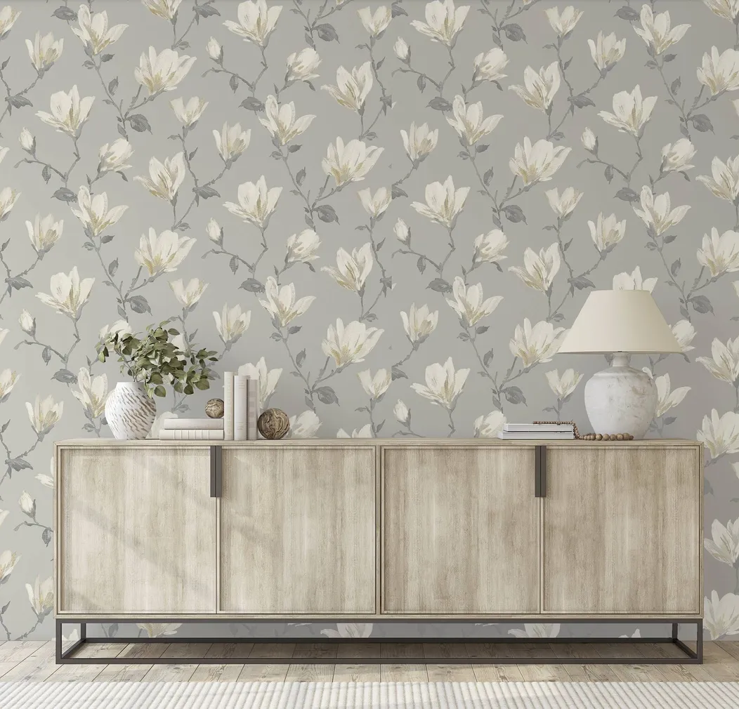 TAPEET ARTHOUSE LILY FLORAL NATURAL 0,53X10,05M