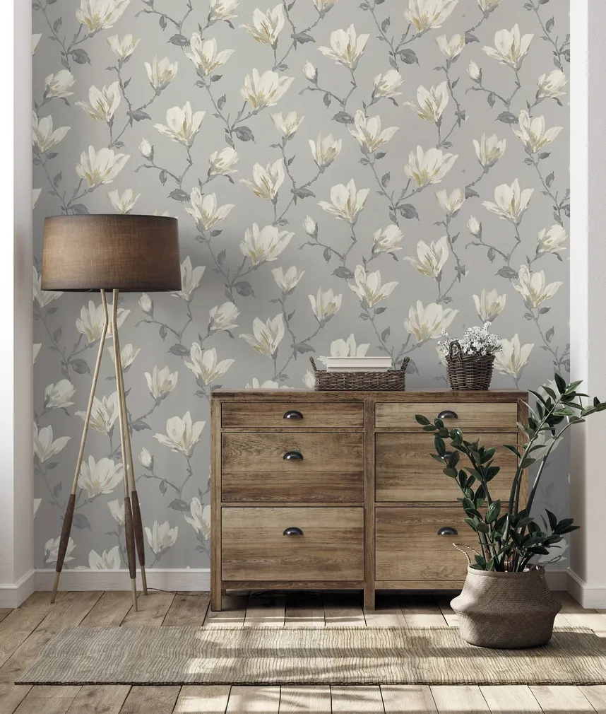 TAPEET ARTHOUSE LILY FLORAL NATURAL 0,53X10,05M