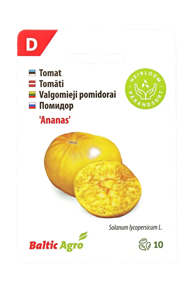 SEEMNED BALTIC AGRO TOMAT 'ANANAS' 10S