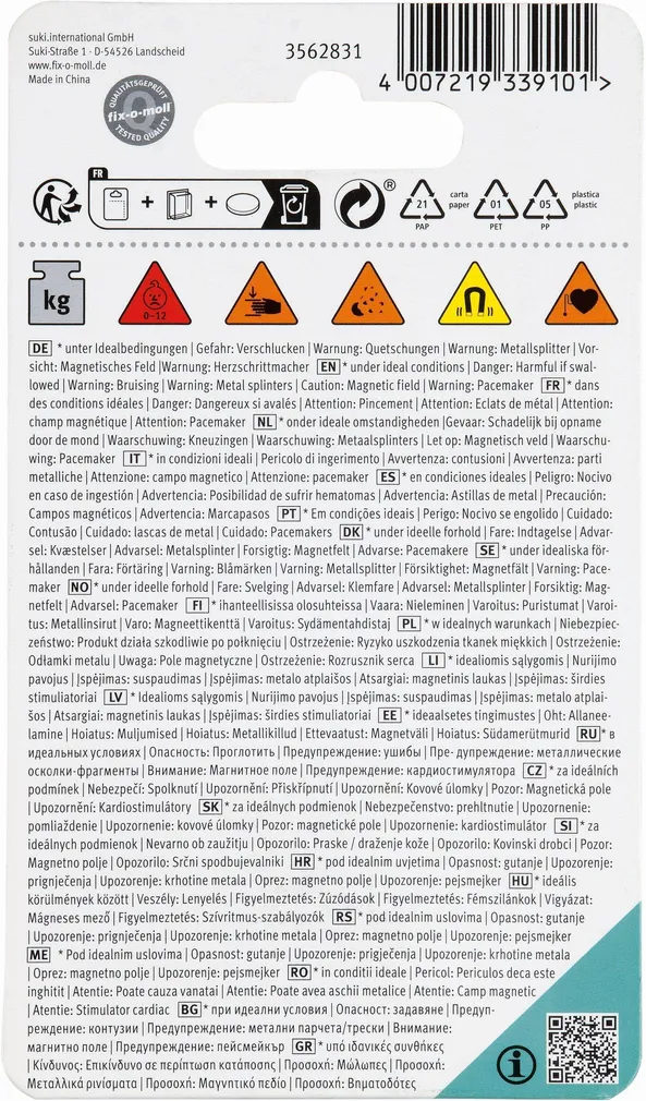 MAGNET FIX-O-MOLL NEODÜÜM KONKS 25X41,5MM