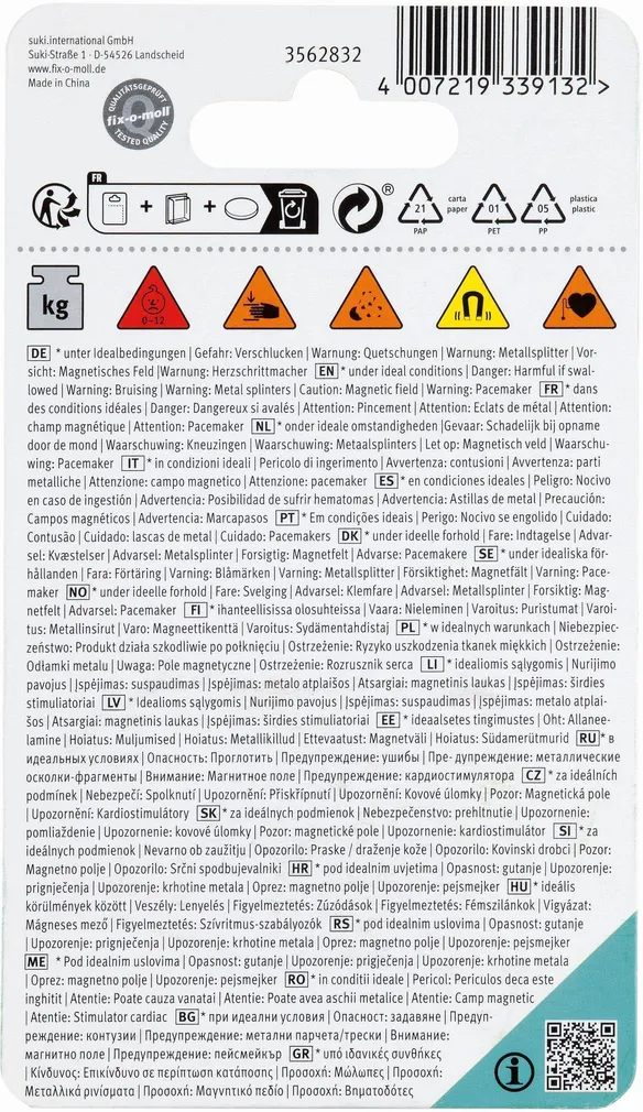 MAGNET FIX-O-MOLL NEODÜÜM KONKS 36X49,5MM