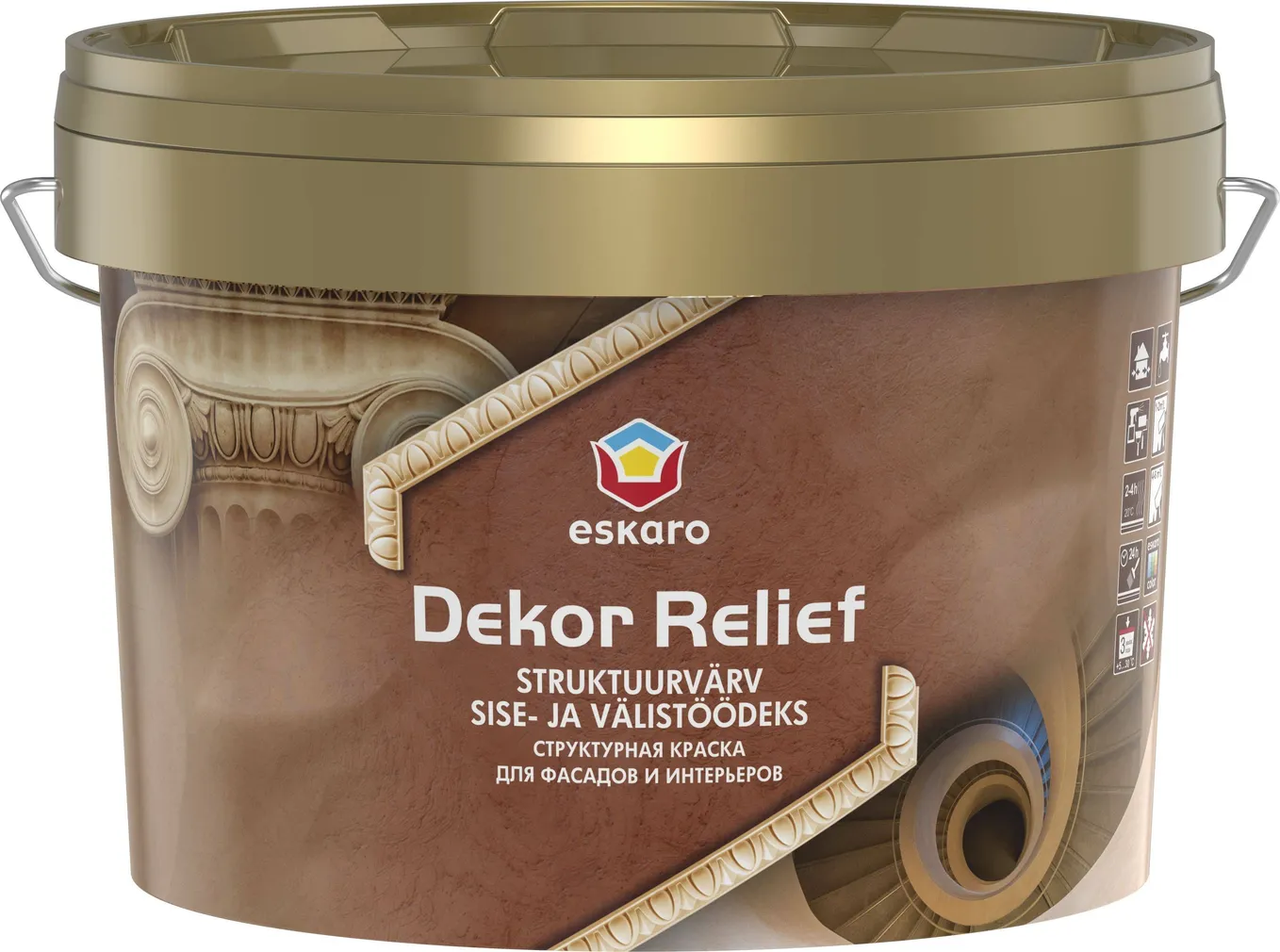 AKRÜÜLAATVÄRV ESKARO DEKOR RELIEF 2,7L