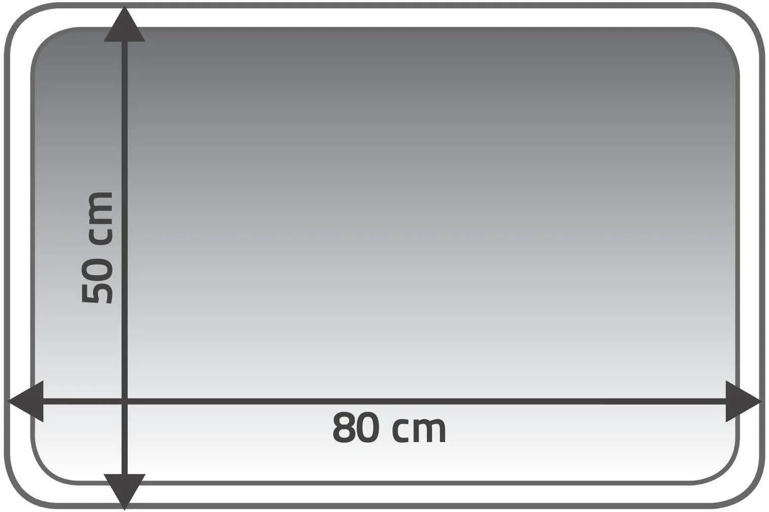 VANNITOAVAIP RIDDER DELHI 50X80CM TUMESININE POLÜESTER