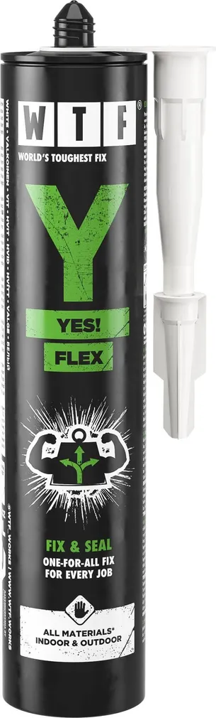 LIIMHERMEETIK WTF YES FLEX WHITE 310ML VALGE