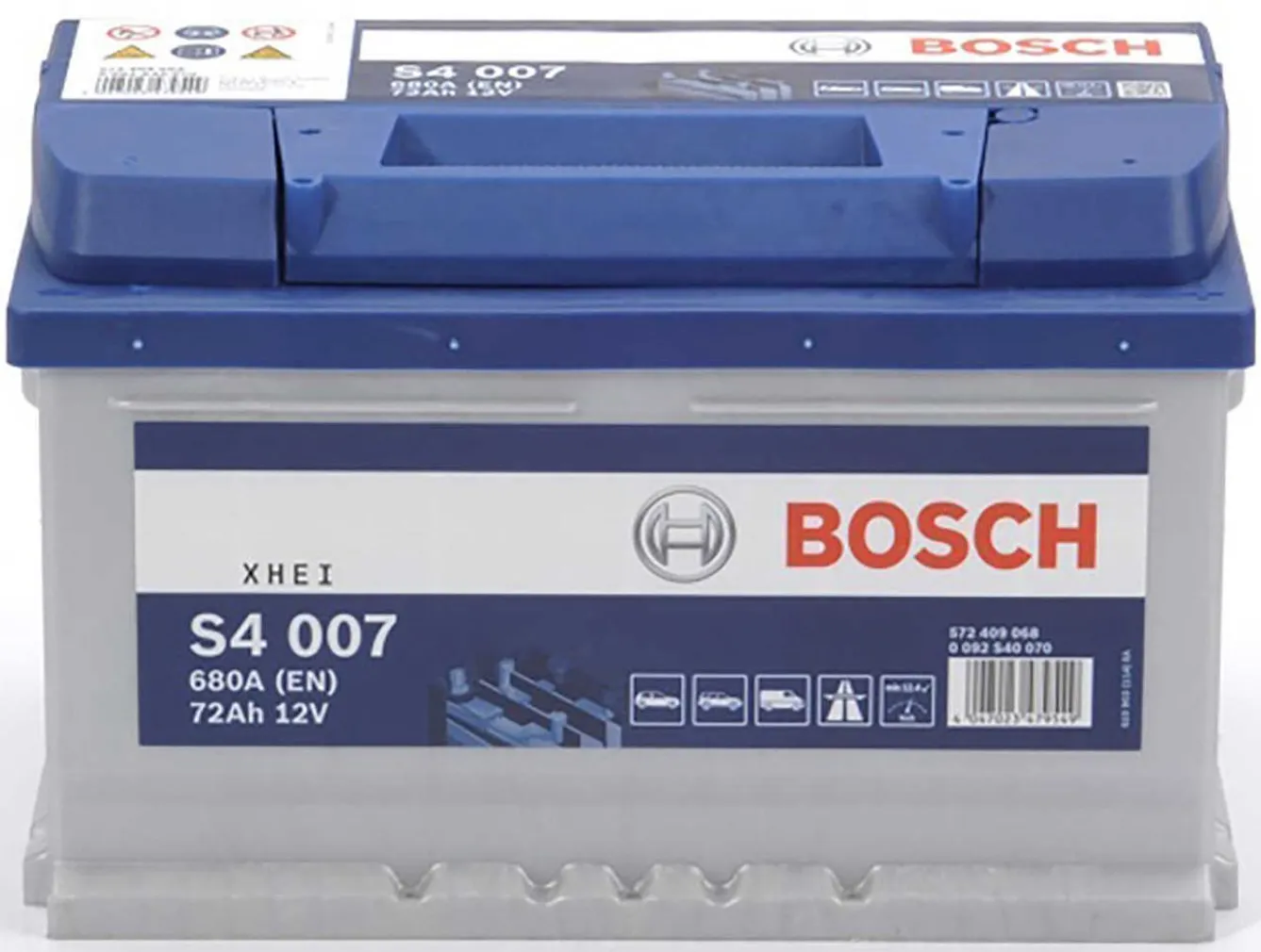 AUTOAKU BOSCH S4 007 72AH 680A 278X175X175