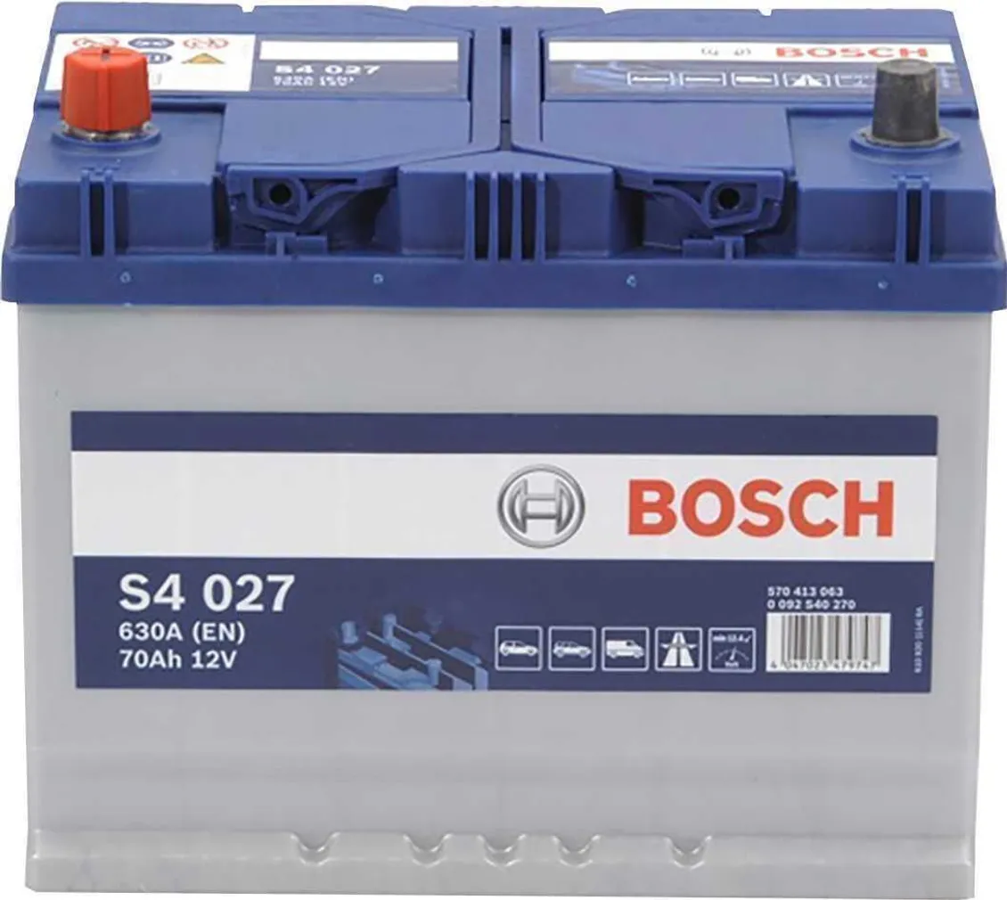 AUTOAKU BOSCH S4 027 70AH 630A 261X175X220