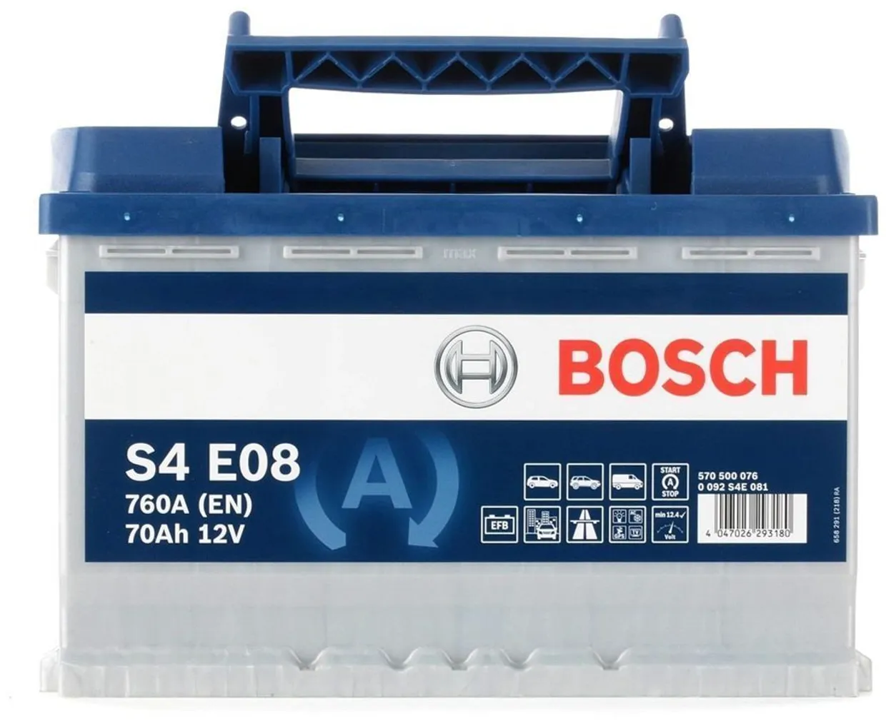 AUTOAKU BOSCH EFB S4 E08 70AH 760A 278X175X190