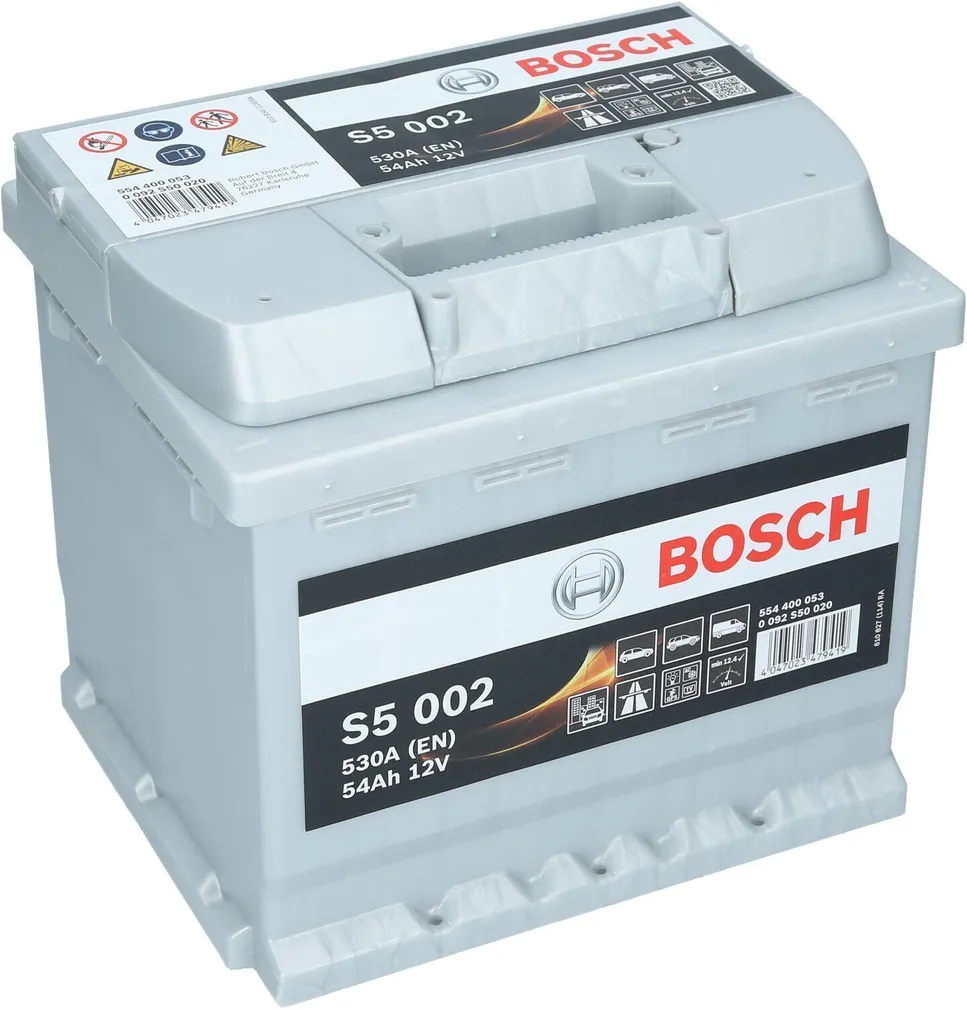 AUTOAKU BOSCH S5 002 54AH 530A 207X175X190