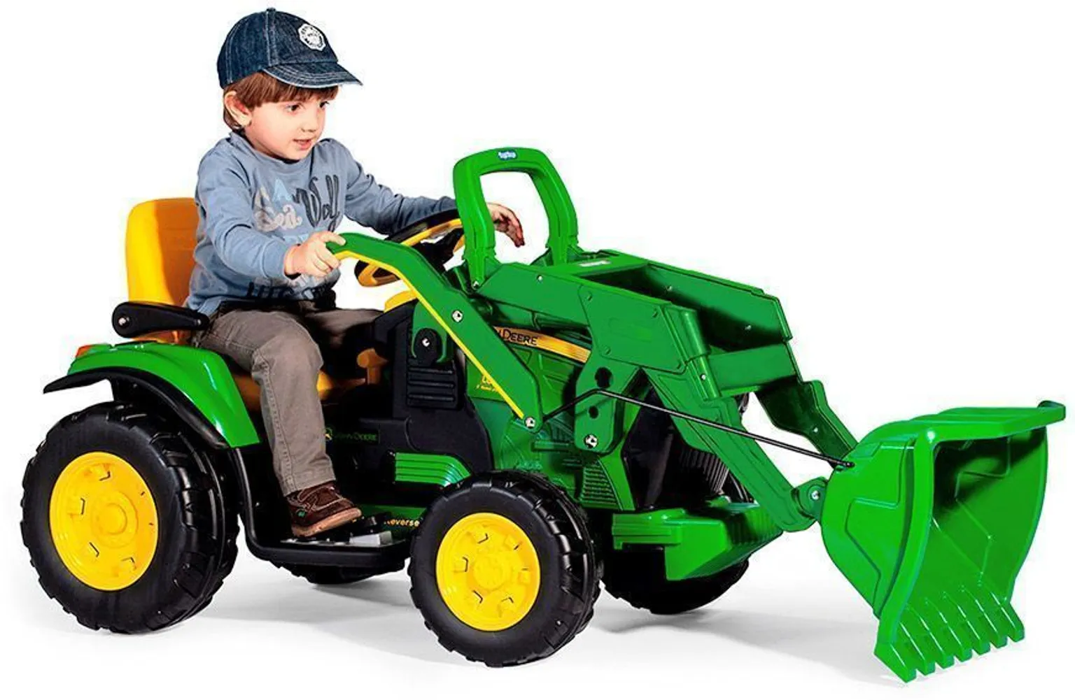 ELEKTRILINE LASTESÕIDUK PEG PEREGO JOHN DEERE LAADURIGA 12V