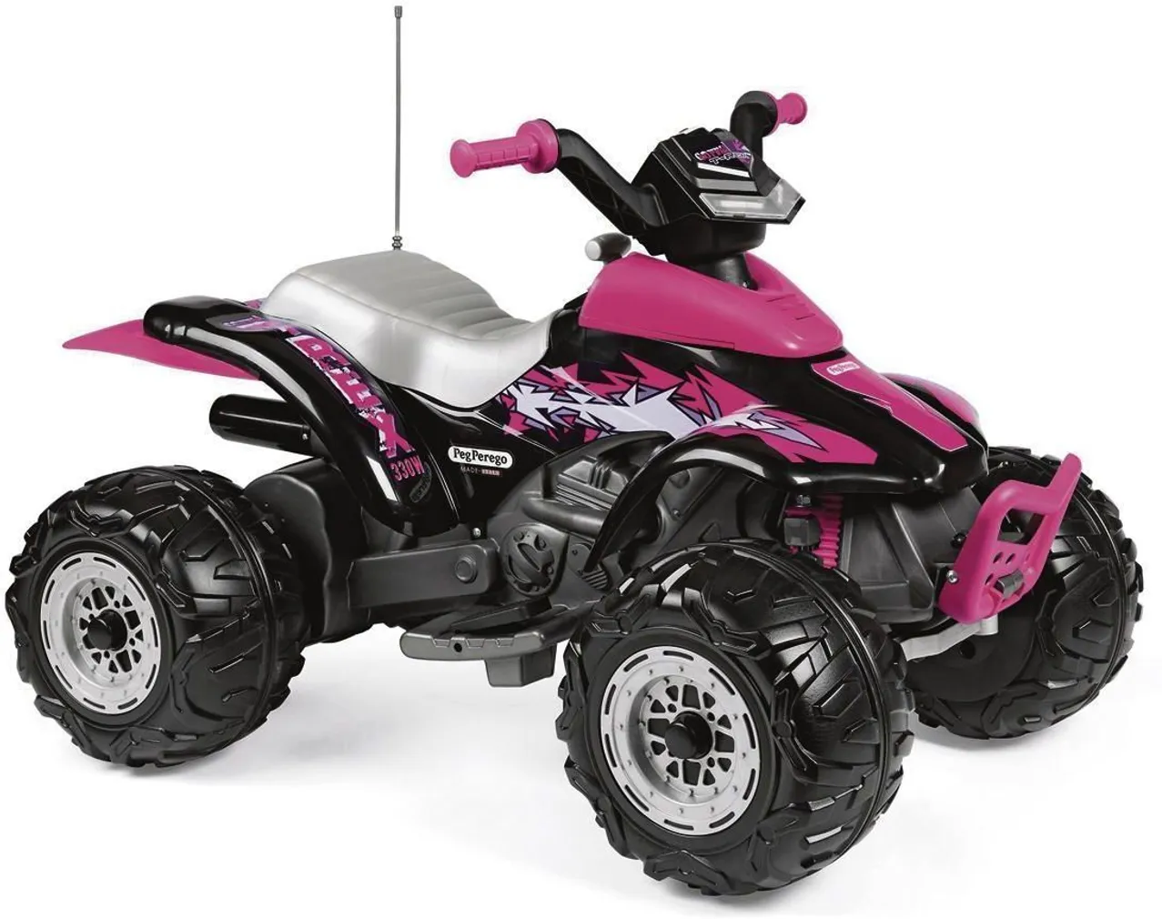 ELEKTRILINE LASTESÕIDUK PEG PEREGO CORRAL T-REX 330W PINK