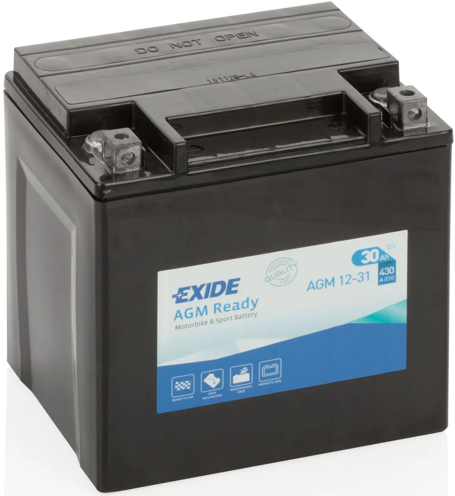 MOTOAKU EXIDE 12V 30AH AGM12-31 166X126X175MM