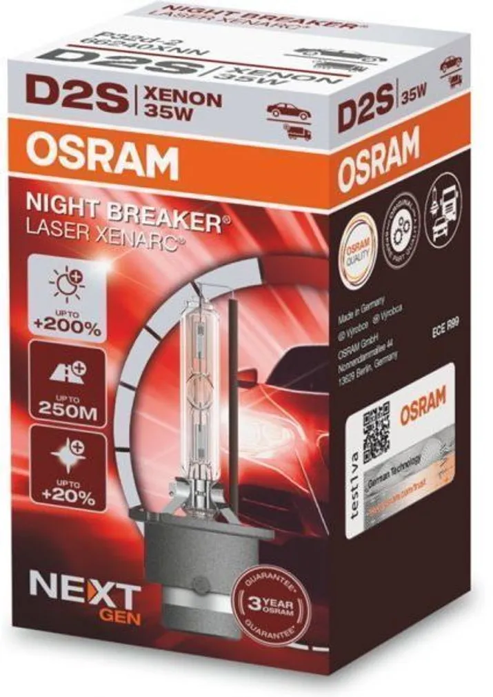 KSENOONLAMP OSRAM D2S XENARC NIGHT BREAKER LASER +200% 1TK