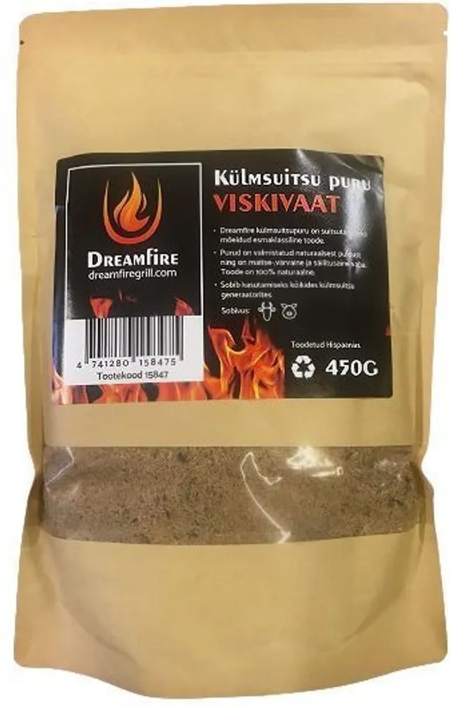 KÜLMSUITSU PURU DREAMFIRE VISKIVAAT 450G