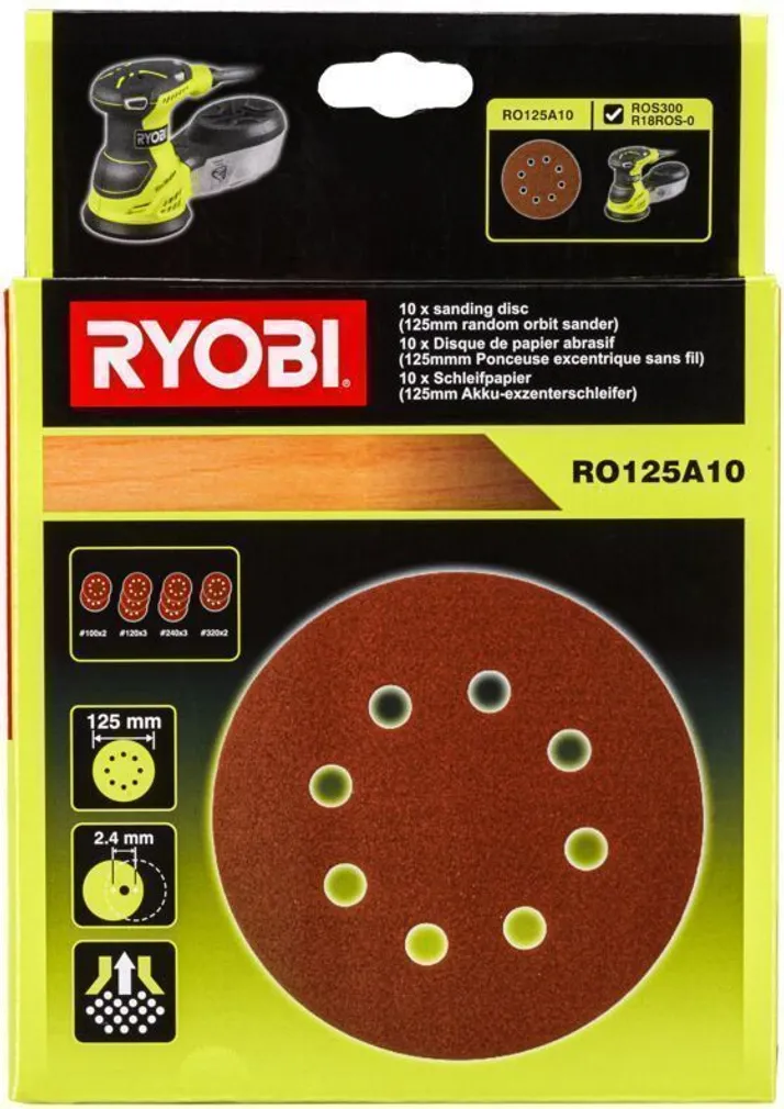 LIHVPABER RYOBI 2X100, 3X120, 3X240, 2X320