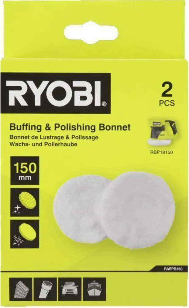 POLEERIMISKETAS RYOBI FROTEE LÄIGESTAMISEKS 150MM 